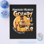Feuerwehrmann | Ehrenmitglied Grumpy Firefighter Flyer (Einzeln)