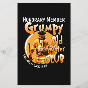 Feuerwehrmann   Ehrenmitglied Grumpy Firefighter Flyer
