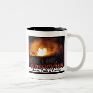 Feuerwehrmann-EhrenTasse Zweifarbige Tasse
