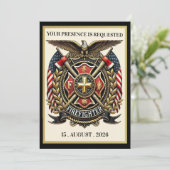 FEUERWEHRMANN EINLADUNG (Stehend Vorderseite)