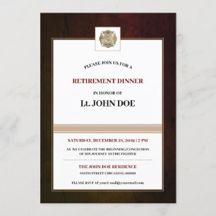 Feuerwehrmann Einladung