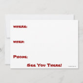 Feuerwehrmann - Einladungen (Rückseite)