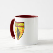 FEUERWEHRMANN-EMBLEM TASSE (Vorderseite Links)