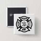 Feuerwehrmann EMT Button (Vorne & Hinten)
