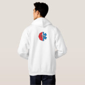 Feuerwehrmann, EMT Kapuzenpulli Hoodie (Schwarz voll)