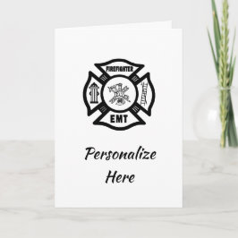 Feuerwehrmann EMT Karte