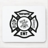 Feuerwehrmann EMT Mousepad (Vorne)