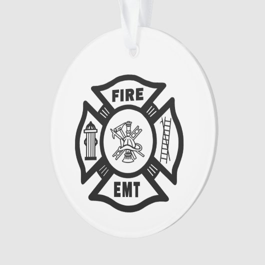 Feuerwehrmann EMT Ornament (Vorderseite)