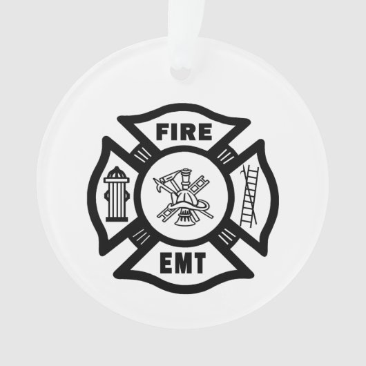 Feuerwehrmann EMT Ornament (Vorderseite)