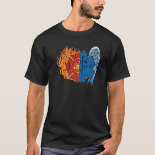 Feuerwehrmann Emt Proud Emt Firefighter Ems Abzeic T-Shirt