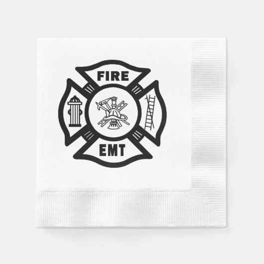 Feuerwehrmann EMT Serviette (Vorderseite)
