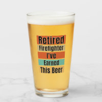 Feuerwehrmann ermüdet. Ich habe dieses Bier verdie