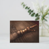 Feuerwehrmann - Es ist höflich, darauf hinzuweisen Postkarte (Stehend Vorderseite)