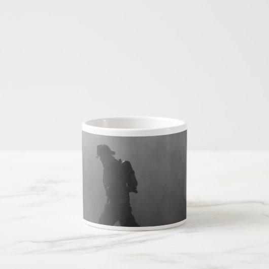 Feuerwehrmann Espressotasse (Vorderseite)