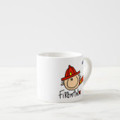 Feuerwehrmann Espressotasse (Vorderseite Rechts)