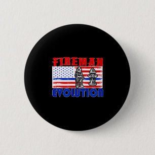 Feuerwehrmann Evolution Feuerwehrmann Geschenk Sto Button