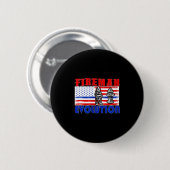 Feuerwehrmann Evolution Feuerwehrmann Geschenk Sto Button (Vorne & Hinten)