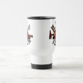 Feuerwehrmann-Feuer und Rettungs-Abteilungs-Emblem Reisebecher (Mittel)