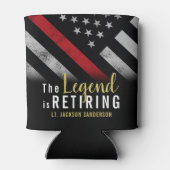 Feuerwehrmann Feuerwehr Feuerwehrmann Feuerwehrman Dosenkühler (Rückseite)