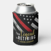 Feuerwehrmann Feuerwehr Feuerwehrmann Feuerwehrman Dosenkühler (Kanne Rückseite)