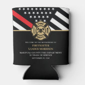 Feuerwehrmann Feuerwehr Feuerwehrmann Feuerwehrman Dosenkühler (Rückseite)