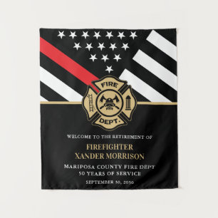 Feuerwehrmann Feuerwehr Feuerwehrmann Feuerwehrman Wandteppich