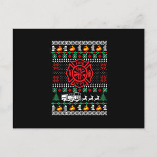 Feuerwehrmann Feuerwehr hässliches Weihnachten Lus