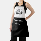 Feuerwehrmann-Feuerwehrleute Tattoo-Logo Schürze (InSitu)