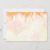 Feuerwehrmann Feuerwehrmann 1. Geburtstag Party Einladung (Rückseite)