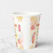 Feuerwehrmann Feuerwehrmann 1. Geburtstag Party Pappbecher (Rechts)