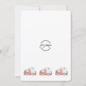 Feuerwehrmann - Feuerwehrmann - Alarm zum Geburtst Einladung (Rückseite)