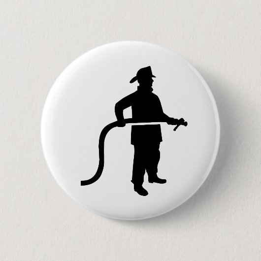Feuerwehrmann-Feuerwehrmann Button (Vorderseite)