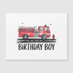 Feuerwehrmann Feuerwehrmann Der Geburtstag der Fam Magnetkarte