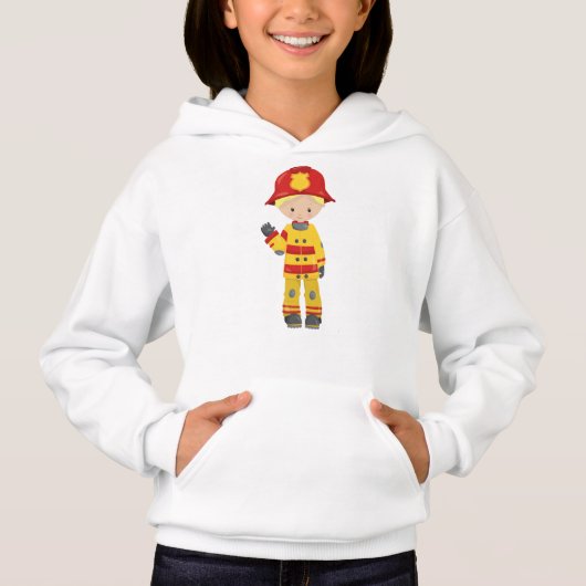 Feuerwehrmann, Feuerwehrmann, Feuerwehr, blondes H Hoodie (Vorderseite)