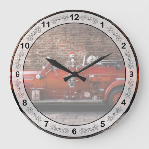 Feuerwehrmann - FGP Motor Nr. 2 Große Wanduhr