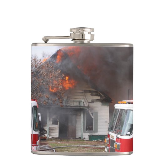 Feuerwehrmann Flachmann (Vorderseite)