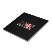 Feuerwehrmann-Flagge u. Florian Kreuz Fliese (Seite)