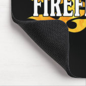 Feuerwehrmann-Flammen Mousepad (Ecke)