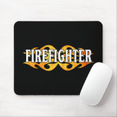 Feuerwehrmann-Flammen Mousepad (Mit Mouse)
