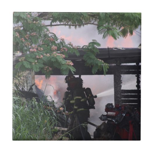 Feuerwehrmann Fliese (Vorderseite)