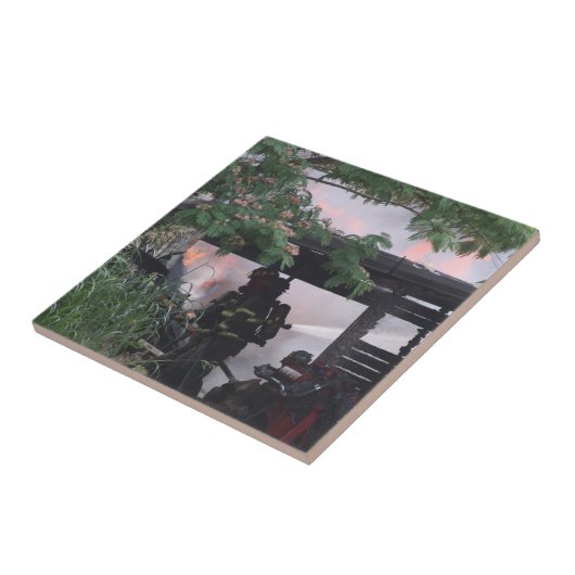 Feuerwehrmann Fliese (Seite)