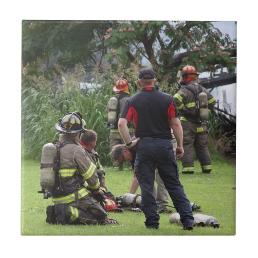 Feuerwehrmann Fliese (Vorderseite)