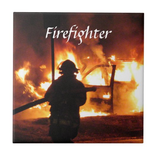 Feuerwehrmann fliese (Vorderseite)