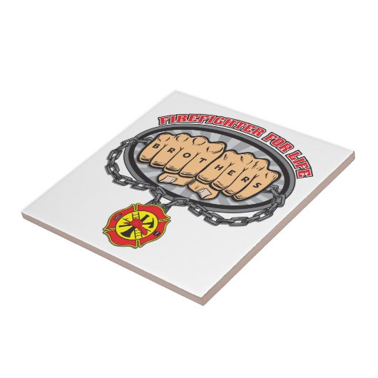 Feuerwehrmann für das Leben Fliese (Seite)