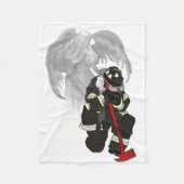 Feuerwehrmann-Gebete Fleecedecke (Vorderseite)