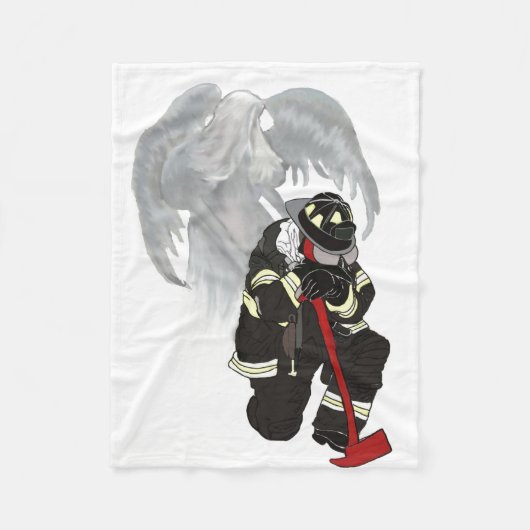 Feuerwehrmann-Gebete Fleecedecke (Vorderseite)