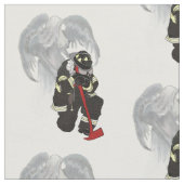 Feuerwehrmann-Gebete Stoff (Nahaufnahme)