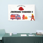Feuerwehrmann Geburtstag Banner (Messeveranstaltung)