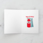 FEUERWEHRMANN Geburtstags-Karte Karte (Innenseite)