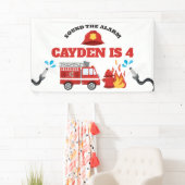 Feuerwehrmann Geburtstagspartei Banner (Insitu)